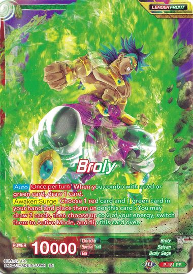 Broly // Broly, Surge of Brutality (Collector's Selection Vol. 1) (P-181) [Promotion Cards] | Enigma On Main