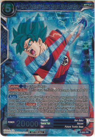 Rapid Onslaught Super Saiyan Blue Son Goku (P-022) [Promotion Cards] | Enigma On Main