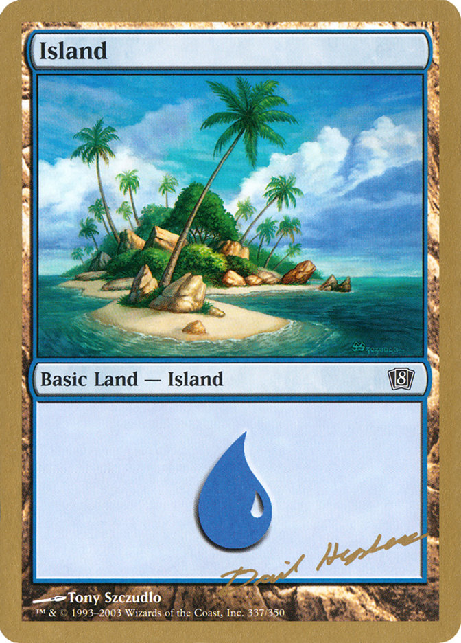 Island (dh337) (Dave Humpherys) [World Championship Decks 2003] | Enigma On Main