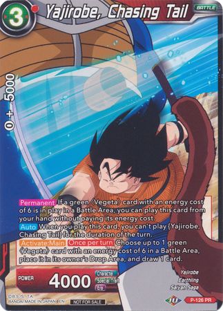 Yajirobe, Chasing Tail (Shop Tournament: Assault of Saiyans) (P-126) [Promotion Cards] | Enigma On Main