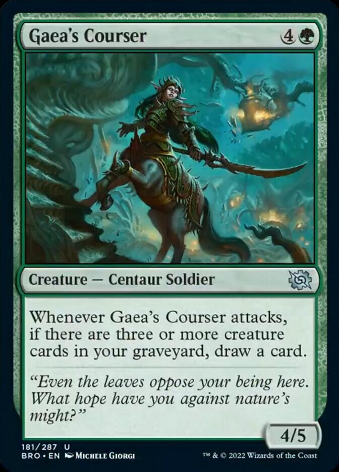 Gaea's Courser [The Brothers' War] | Enigma On Main