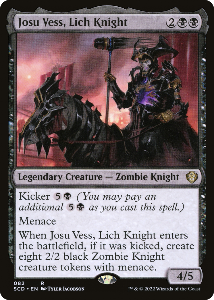 Josu Vess, Lich Knight [Starter Commander Decks] | Enigma On Main