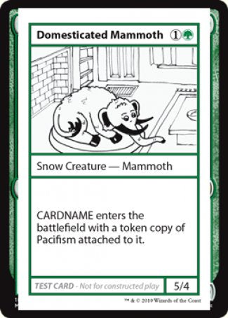 Domesticated Mammoth (2021 Edition) [Mystery Booster Playtest Cards] | Enigma On Main