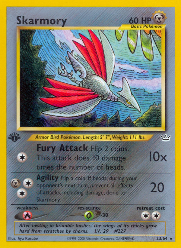 Skarmory (23/64) [Neo Revelation 1st Edition] | Enigma On Main