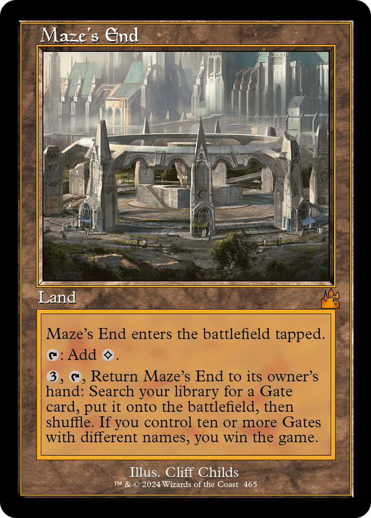 Maze's End (Retro Frame) [Ravnica Remastered] | Enigma On Main