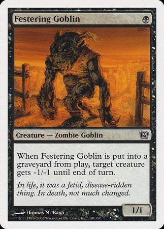 Festering Goblin [Ninth Edition] | Enigma On Main