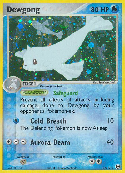 Dewgong (3/112) [EX: FireRed & LeafGreen] | Enigma On Main