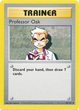 Professor Oak (88/102) [Base Set Shadowless Unlimited] | Enigma On Main