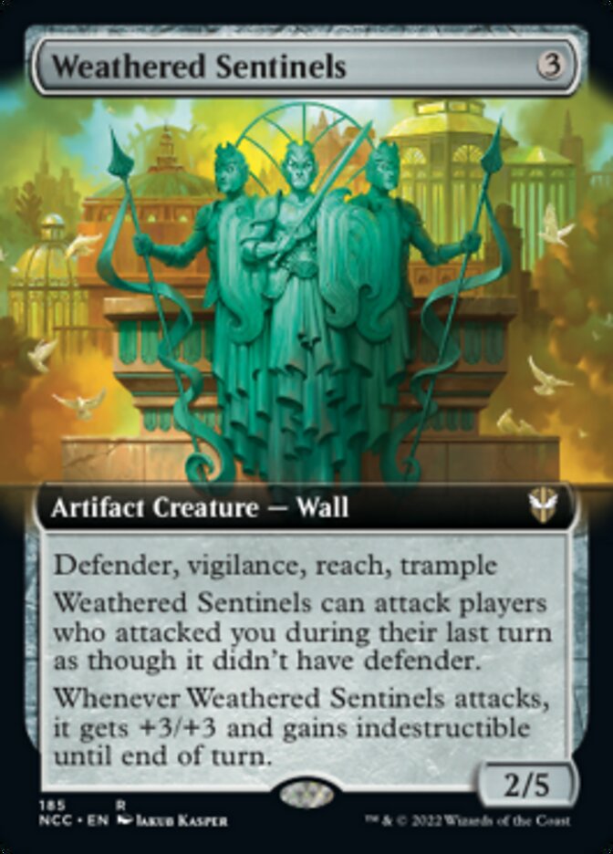 Weathered Sentinels (Extended Art) [Streets of New Capenna Commander] | Enigma On Main