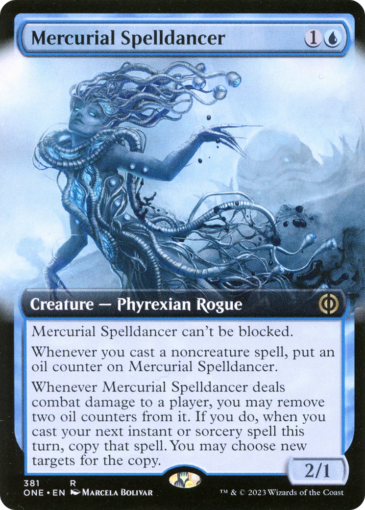 Mercurial Spelldancer (Extended Art) [Phyrexia: All Will Be One] | Enigma On Main