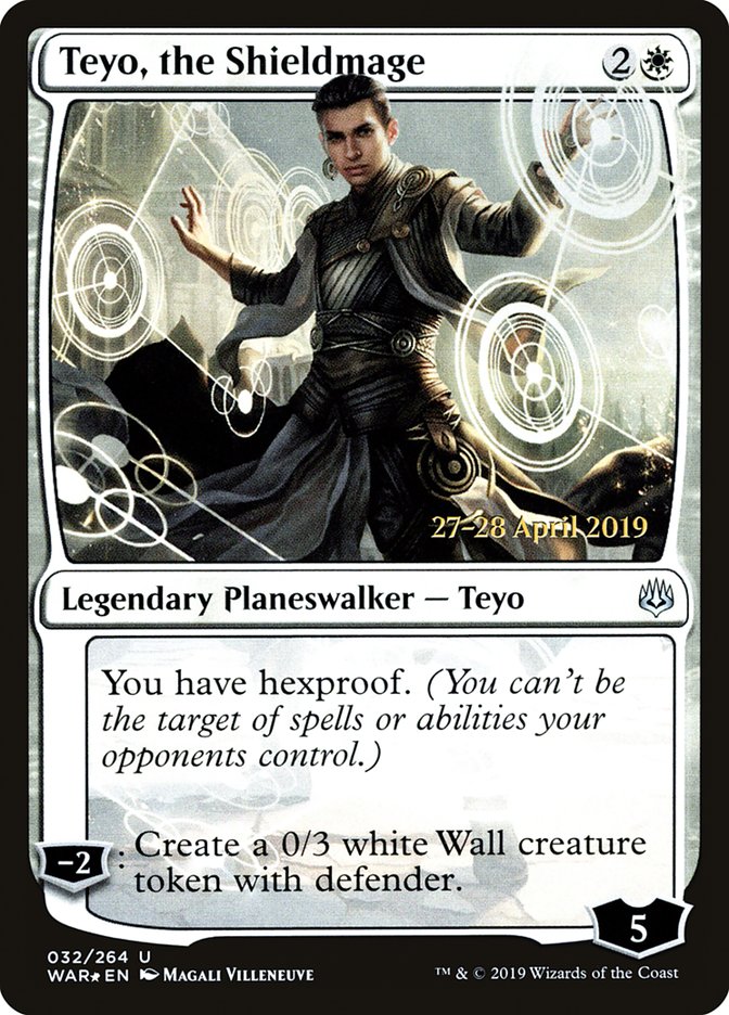 Teyo, the Shieldmage  [War of the Spark Prerelease Promos] | Enigma On Main