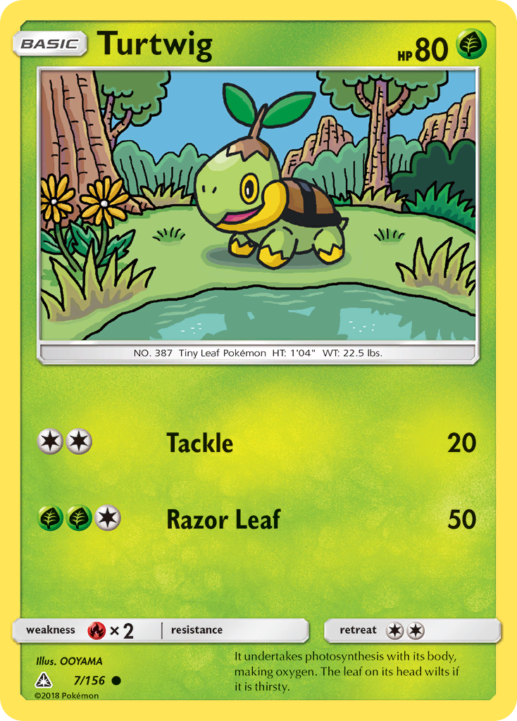 Turtwig (7/156) [Sun & Moon: Ultra Prism] | Enigma On Main