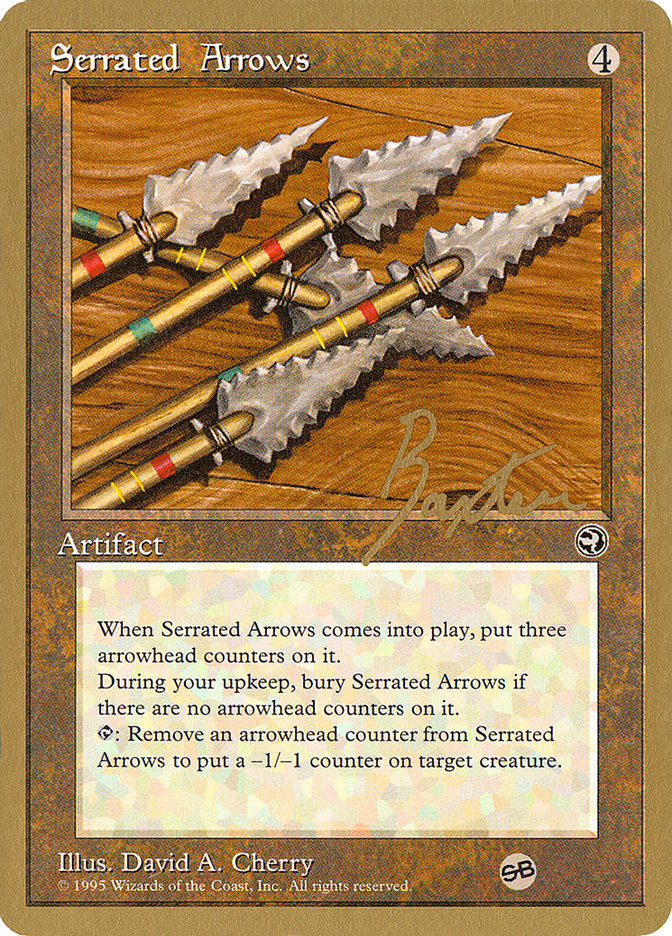 Serrated Arrows (George Baxter) (SB) [Pro Tour Collector Set] | Enigma On Main