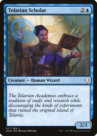 Tolarian Scholar [Dominaria] | Enigma On Main