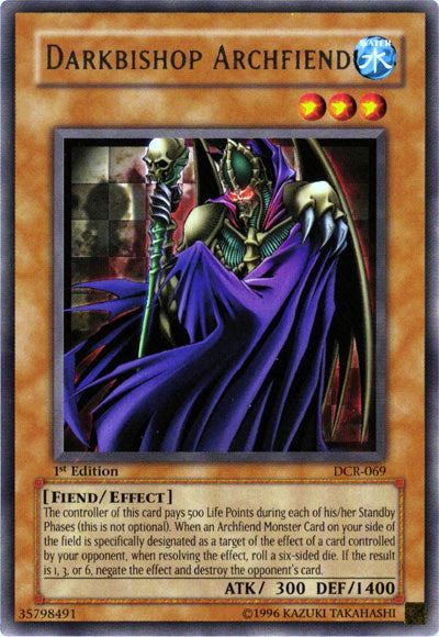 Darkbishop Archfiend [DCR-069] Rare | Enigma On Main