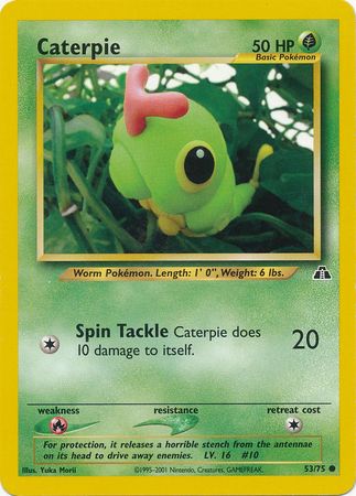 Caterpie (53/75) [Neo Discovery Unlimited] | Enigma On Main