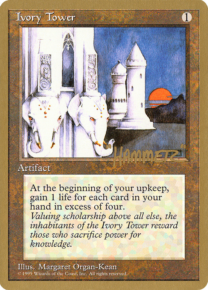 Ivory Tower (Shawn "Hammer" Regnier) [Pro Tour Collector Set] | Enigma On Main