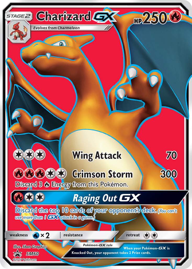 Charizard GX (SM60) [Sun & Moon: Black Star Promos] | Enigma On Main