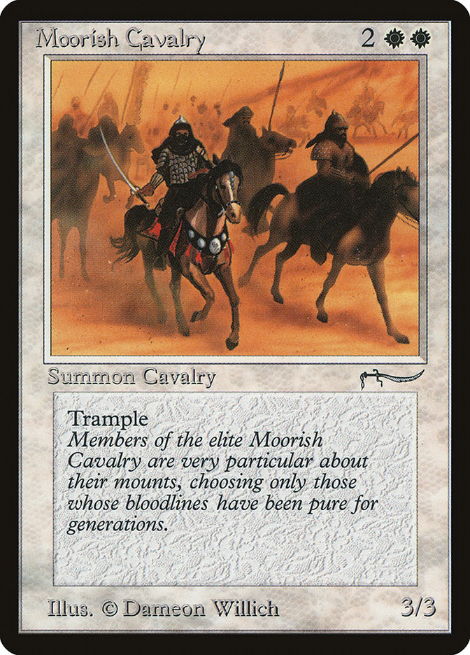 Moorish Cavalry (Light Mana Cost) [Arabian Nights] | Enigma On Main