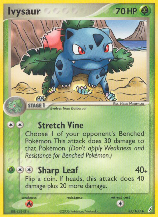 Ivysaur (35/100) [EX: Crystal Guardians] | Enigma On Main