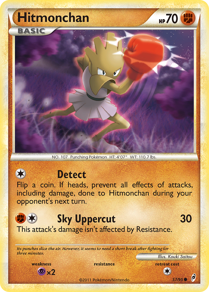 Hitmonchan (57/95) [HeartGold & SoulSilver: Call of Legends] | Enigma On Main