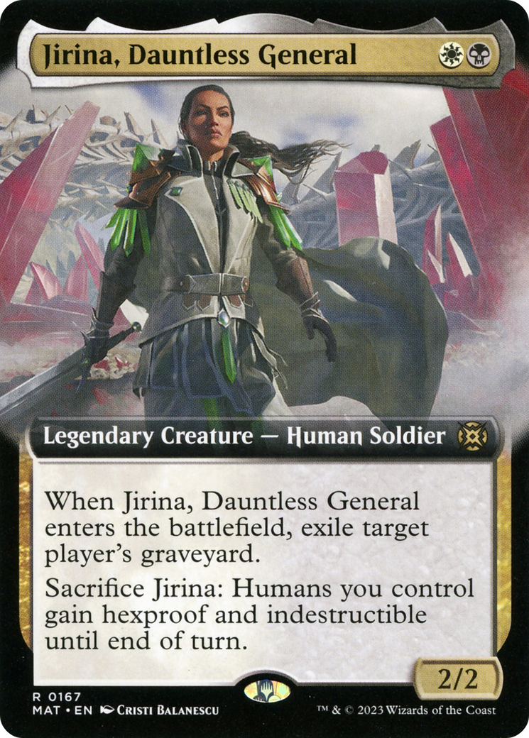 Jirina, Dauntless General (Extended Art) [March of the Machine: The Aftermath] | Enigma On Main