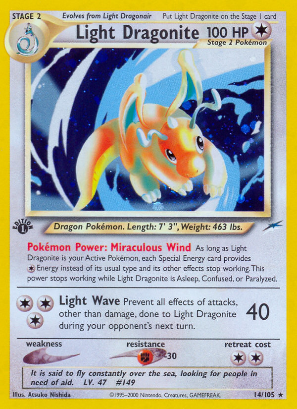 Light Dragonite (14/105) [Neo Destiny 1st Edition] | Enigma On Main