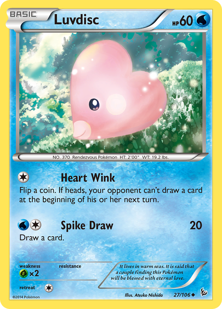 Luvdisc (27/106) [XY: Flashfire] | Enigma On Main