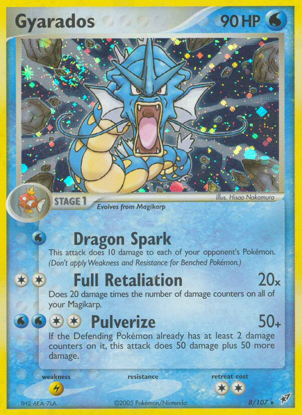 Gyarados (8/107) [EX: Deoxys] | Enigma On Main