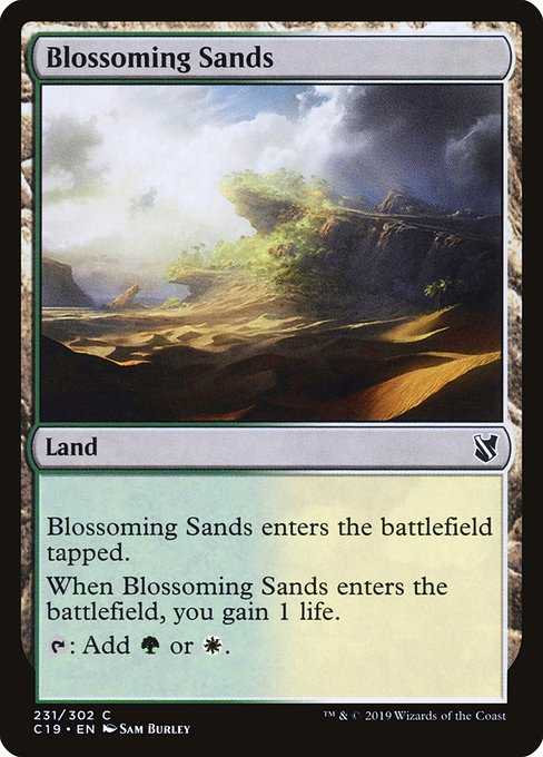 Blossoming Sands [Commander 2019] | Enigma On Main