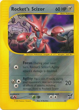 Rocket's Scizor (4) (Winner) [Best of Promos] | Enigma On Main