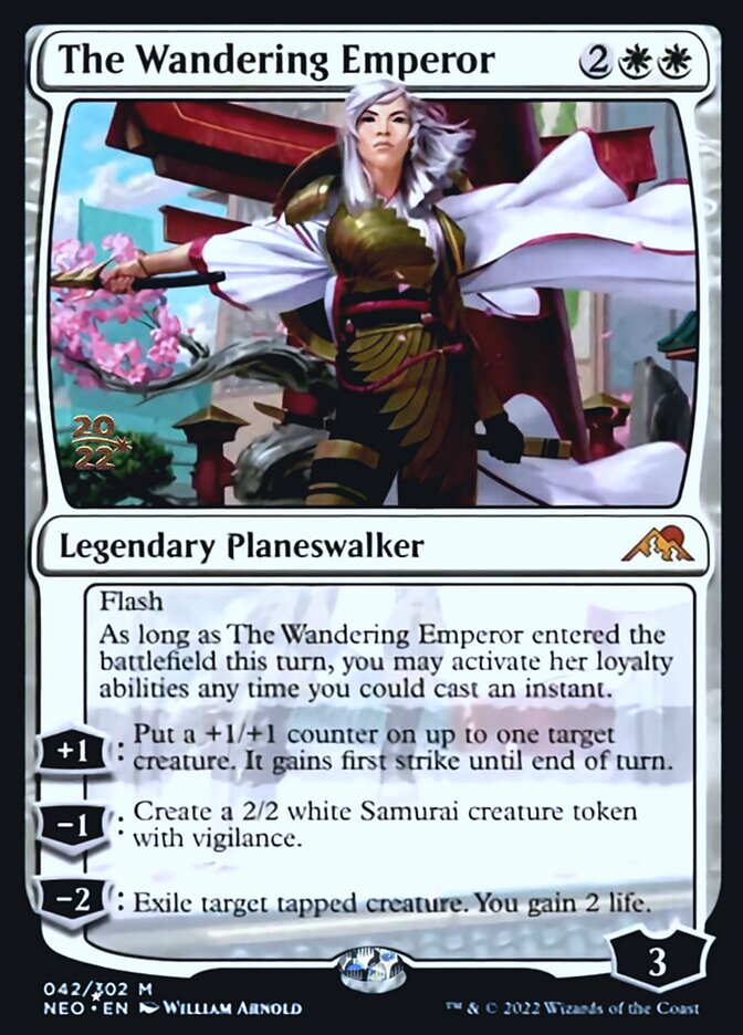 The Wandering Emperor [Kamigawa: Neon Dynasty Prerelease Promos] | Enigma On Main