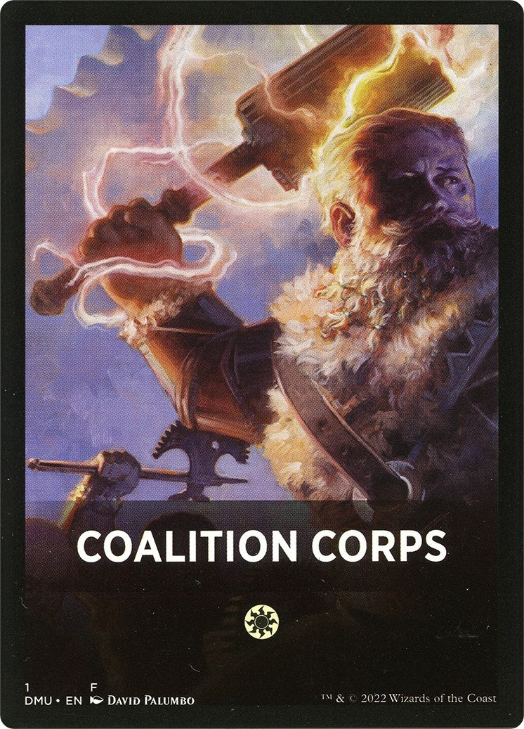 Coalition Corps Theme Card [Dominaria United Tokens] | Enigma On Main