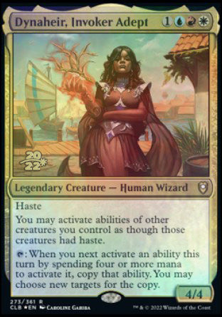 Dynaheir, Invoker Adept [Commander Legends: Battle for Baldur's Gate Prerelease Promos] | Enigma On Main