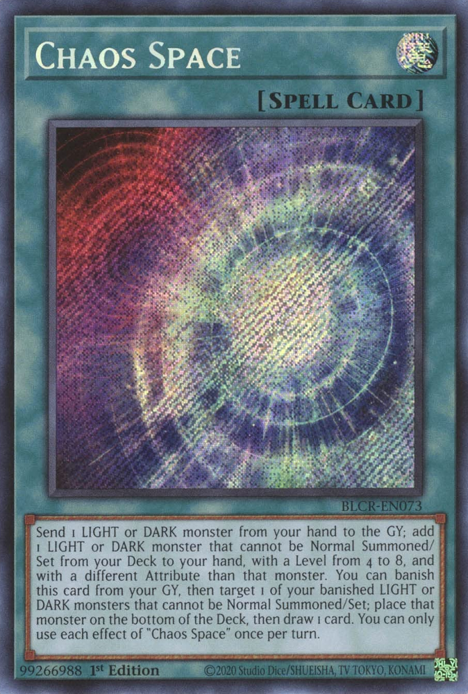 Chaos Space [BLCR-EN073] Secret Rare | Enigma On Main