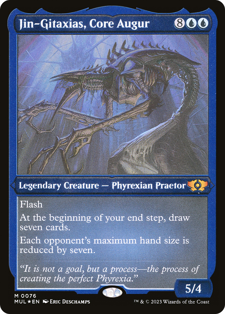 Jin-Gitaxias, Core Augur (Foil Etched) [Multiverse Legends] | Enigma On Main