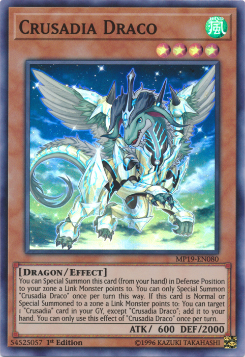 Crusadia Draco [MP19-EN080] Super Rare | Enigma On Main