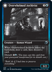 Overwhelmed Archivist // Archive Haunt [Innistrad: Double Feature] | Enigma On Main