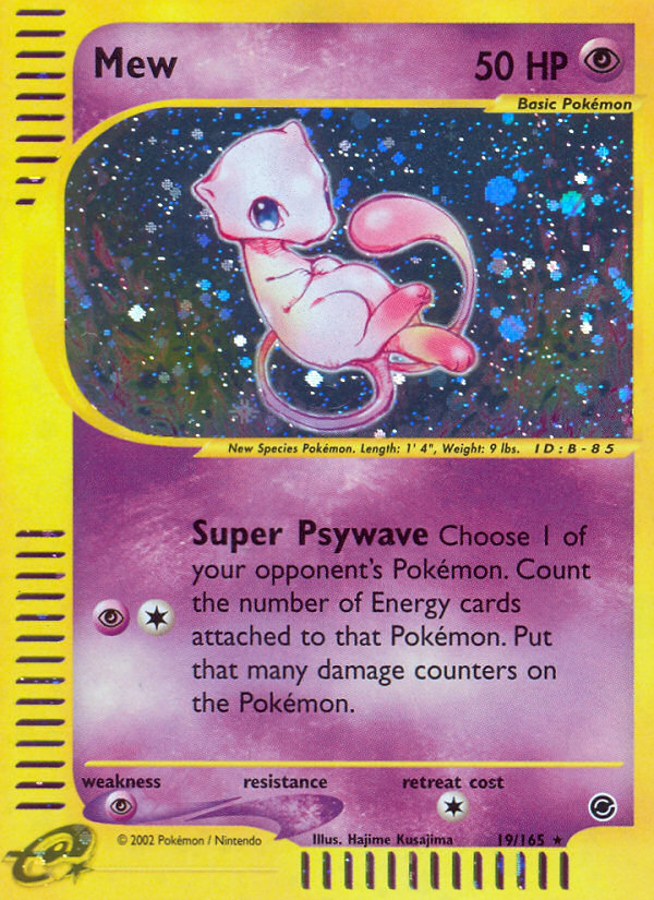 Mew (19/165) [Expedition: Base Set] | Enigma On Main