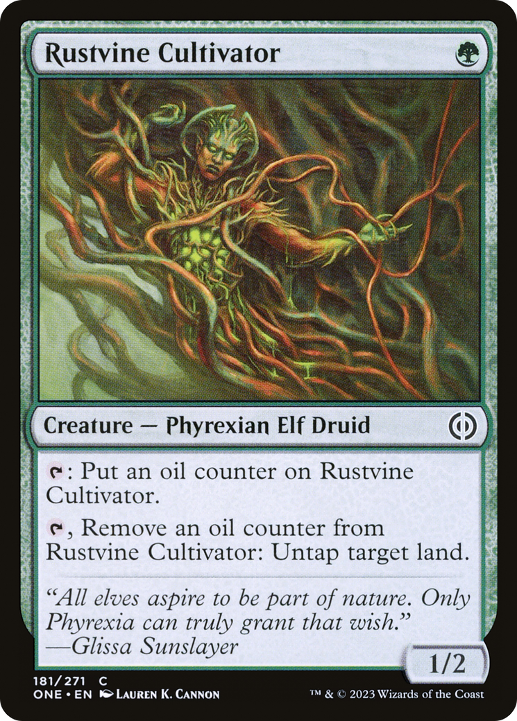 Rustvine Cultivator [Phyrexia: All Will Be One] | Enigma On Main