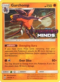 Garchomp (114/236) (Cosmos Holo) [Sun & Moon: Unified Minds] | Enigma On Main