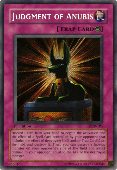 Judgment of Anubis [DCR-105] Secret Rare | Enigma On Main