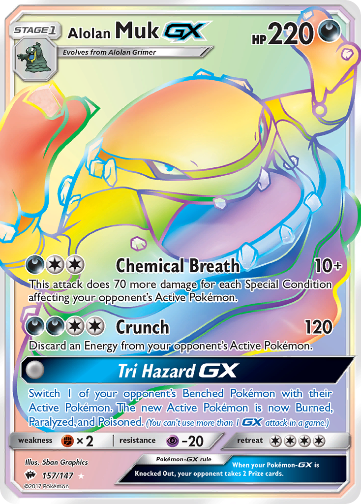 Alolan Muk GX (157/147) [Sun & Moon: Burning Shadows] | Enigma On Main