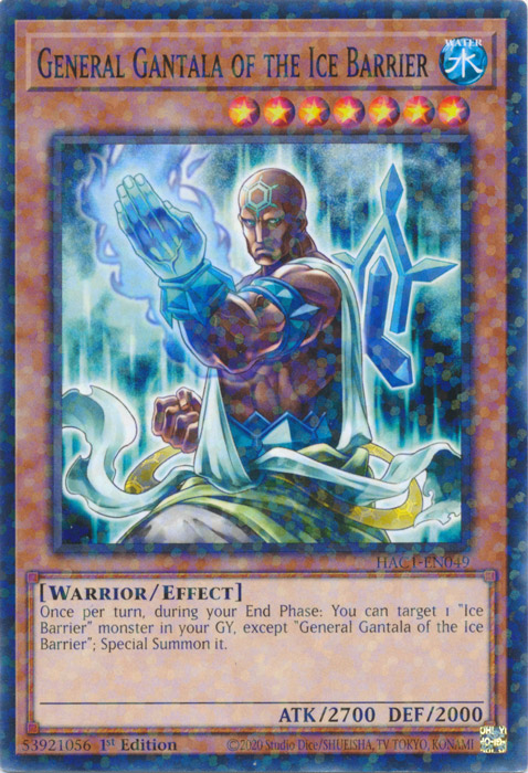 General Gantala of the Ice Barrier (Duel Terminal) [HAC1-EN049] Common | Enigma On Main