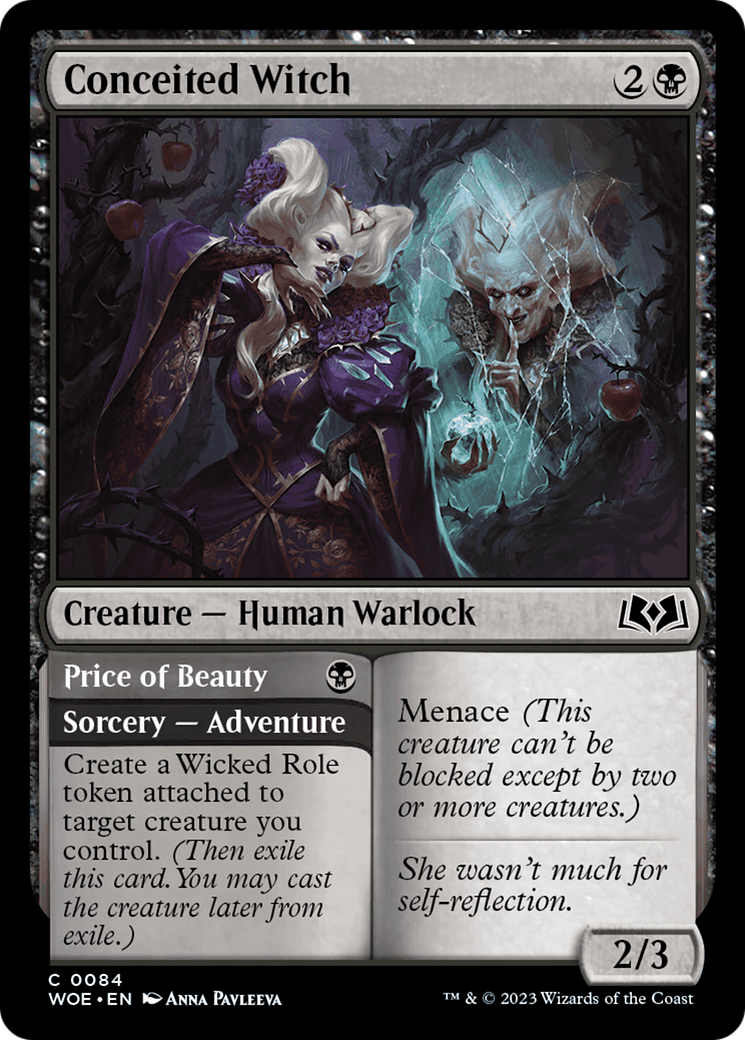 Conceited Witch // Price of Beauty [Wilds of Eldraine] | Enigma On Main