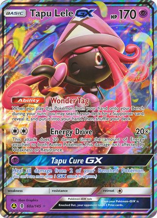 Tapu Lele GX (60a/145) (Alternate card) (Jumbo Card) [Sun & Moon: Guardians Rising] | Enigma On Main