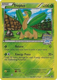 Tropius (5/101) (National Championship Promo) [Black & White: Plasma Blast] | Enigma On Main