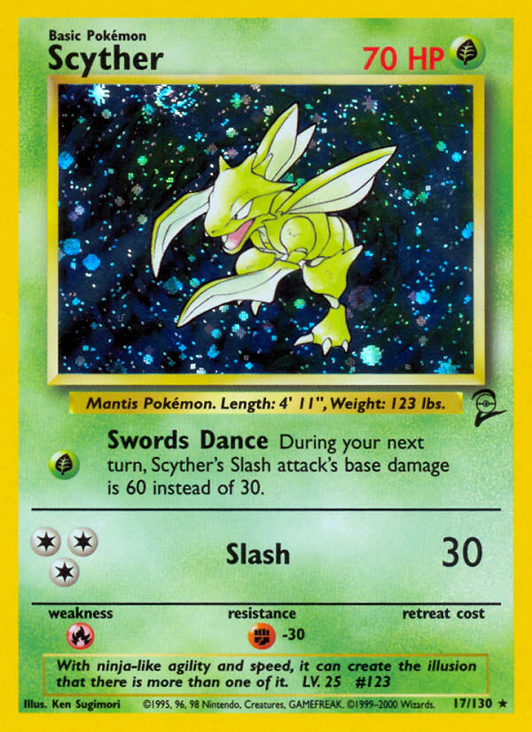 Scyther (17/130) [Base Set 2] | Enigma On Main