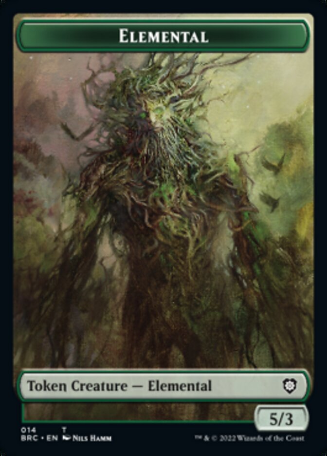 Powerstone // Elemental Double-Sided Token [The Brothers' War Tokens] | Enigma On Main