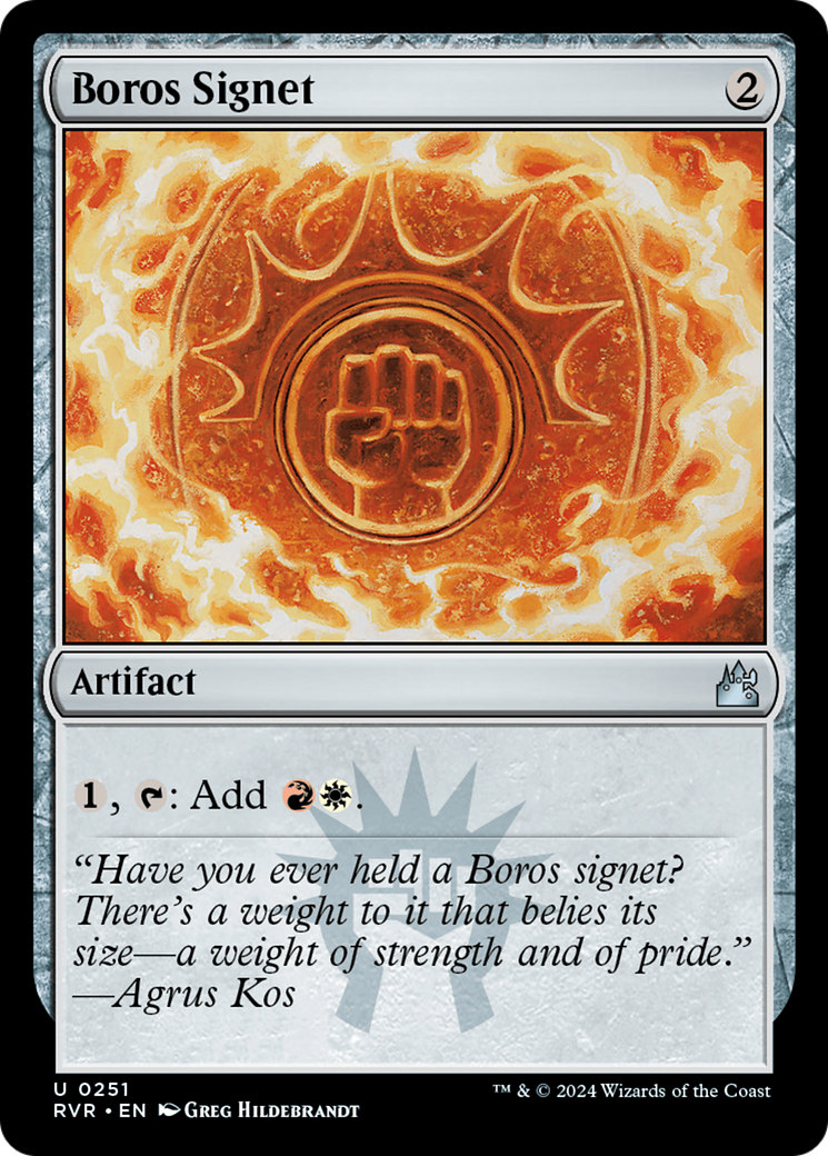 Boros Signet [Ravnica Remastered] | Enigma On Main